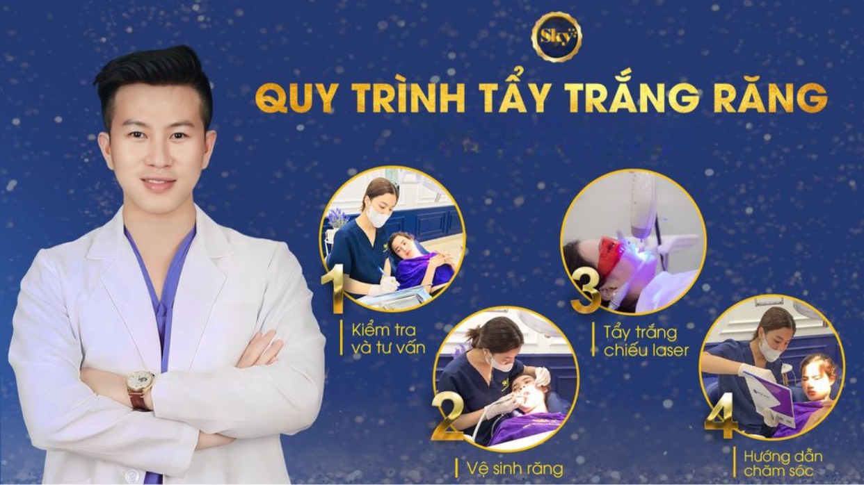 Tẩy trắng răng là gì? Quy trinh tay trang rang